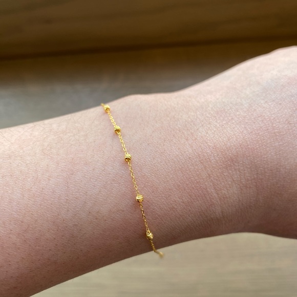 21k Gold Bracelet. - Picture 5 of 5
